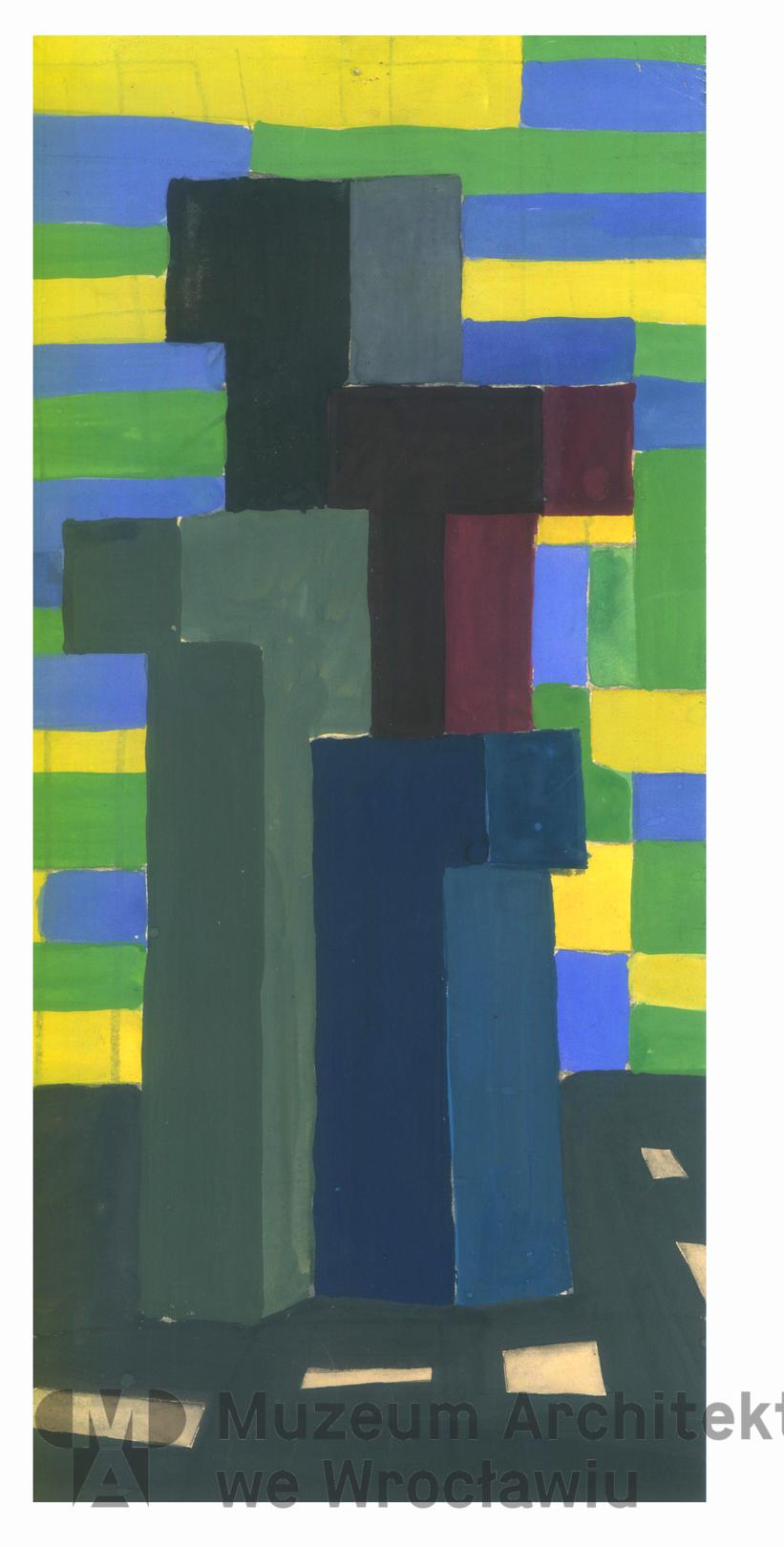 Molicki Witold Jerzy, Cykl “Forma i Kolor”. Kompozycja architektoniczna, 