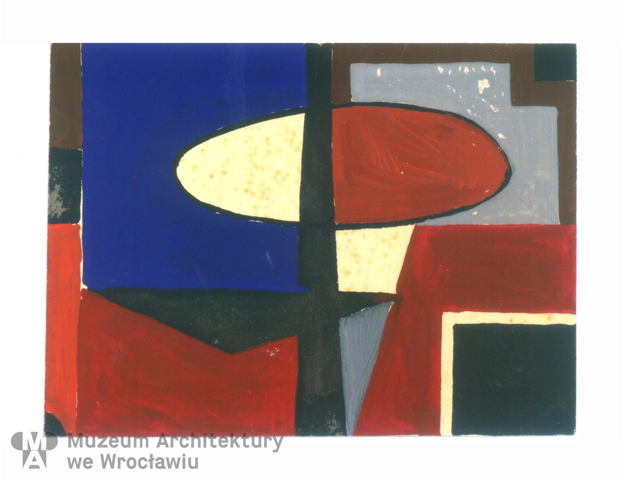Molicki Witold Jerzy, Cykl “Forma i Kolor”. Kompozycja abstrakcyjna, 