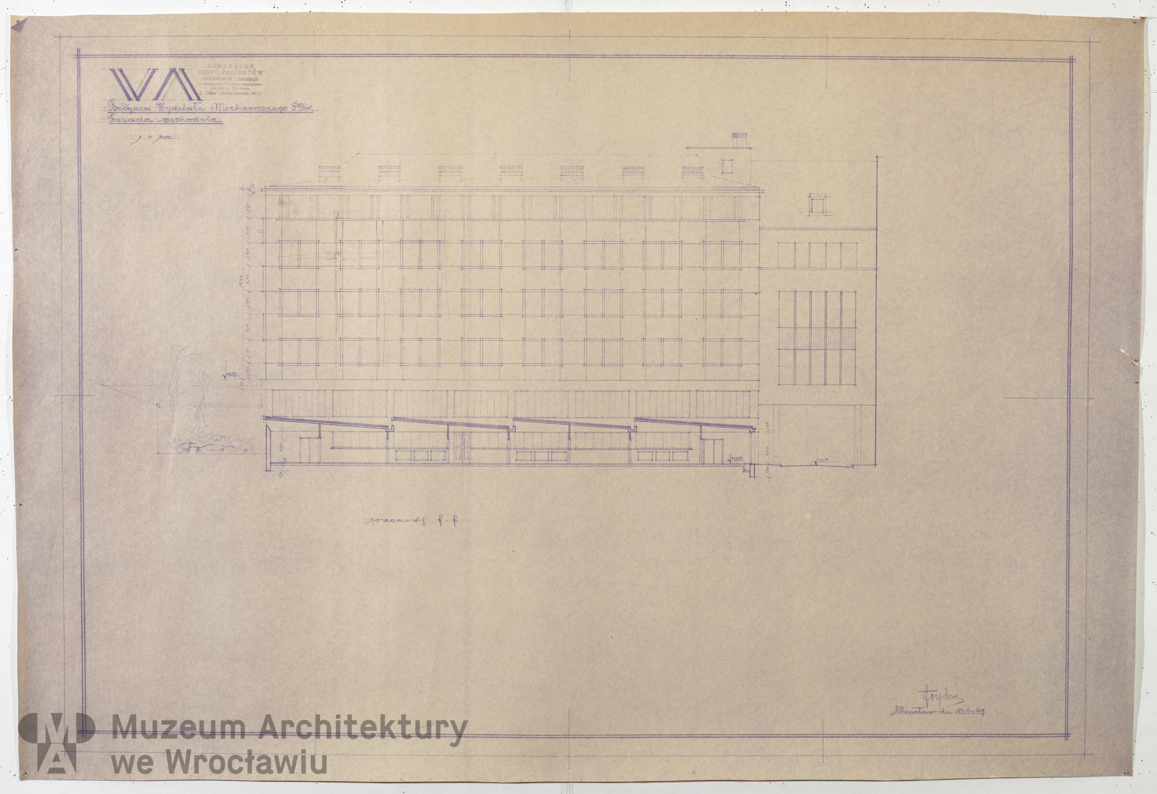 Frydecki Andrzej, Wydział Mechaniczny Politechniki Wrocławskiej, 1949.10.13