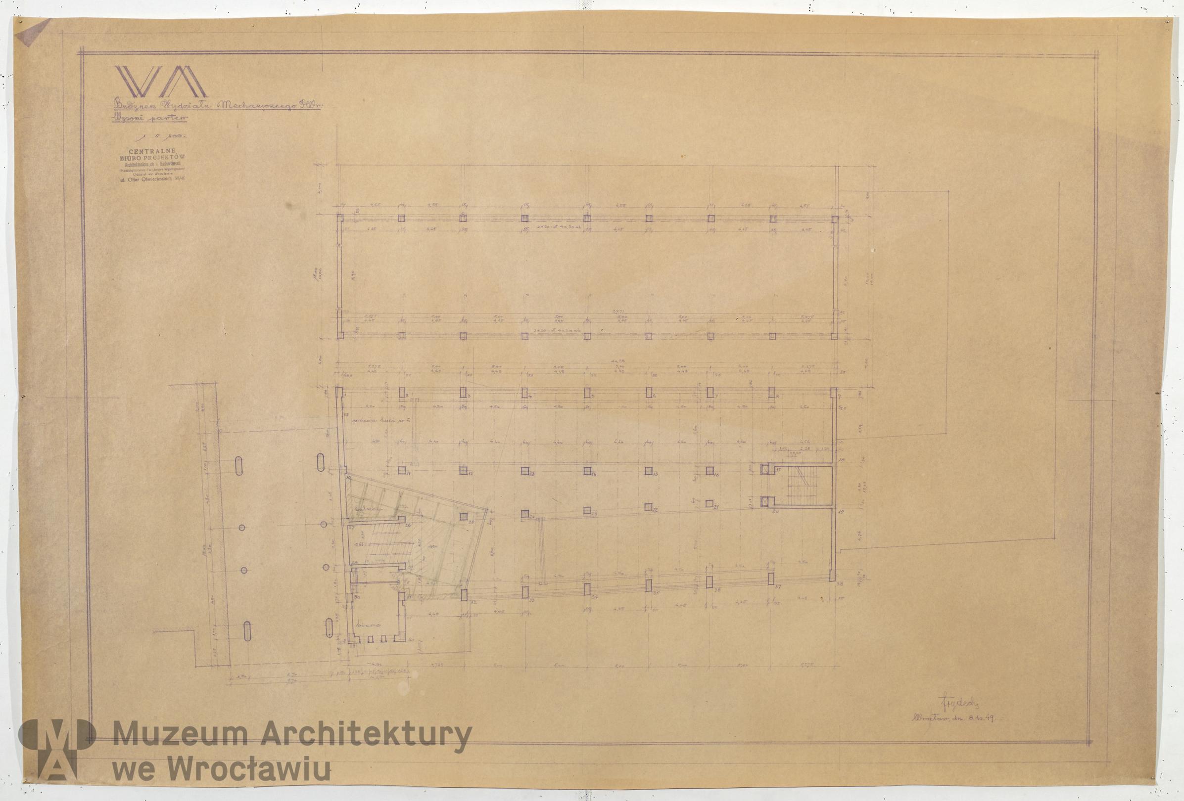 Frydecki Andrzej, Wydział Mechaniczny Politechniki Wrocławskiej, 1949.10.08