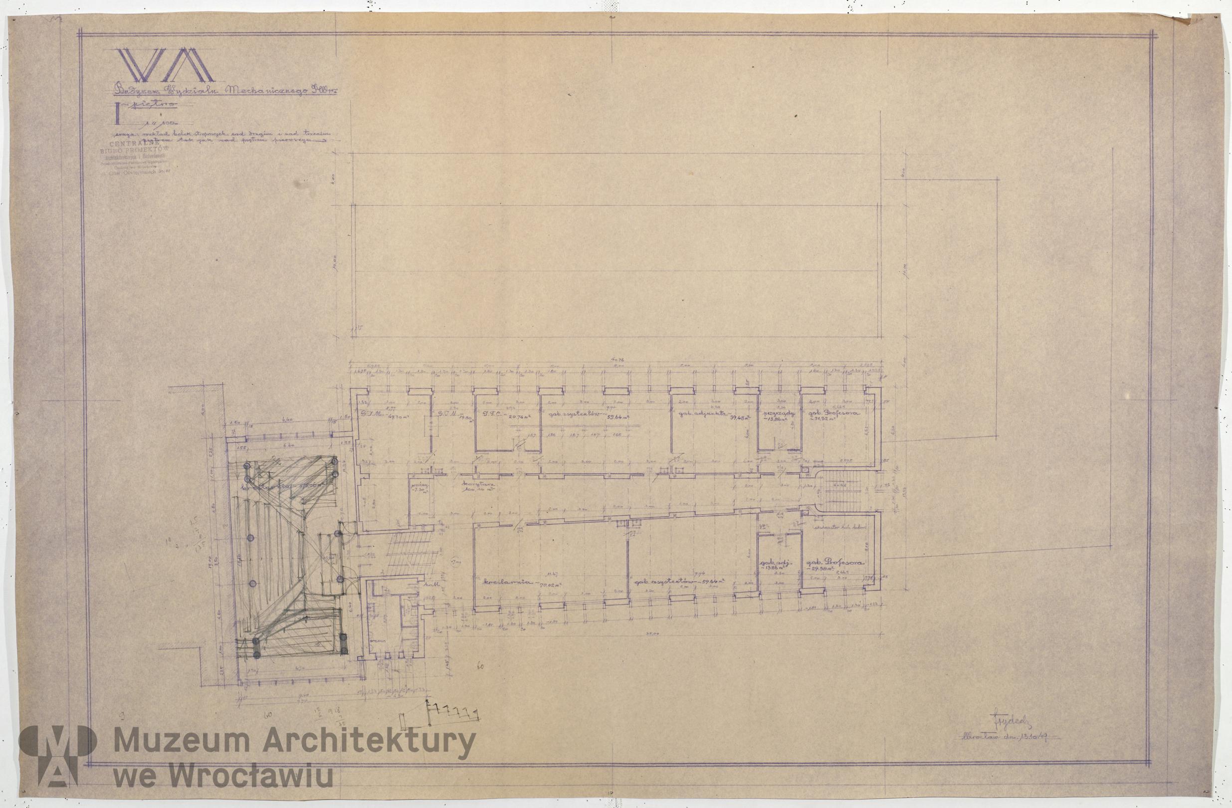 Frydecki Andrzej, Wydział Mechaniczny Politechniki Wrocławskiej, 1949.10.13