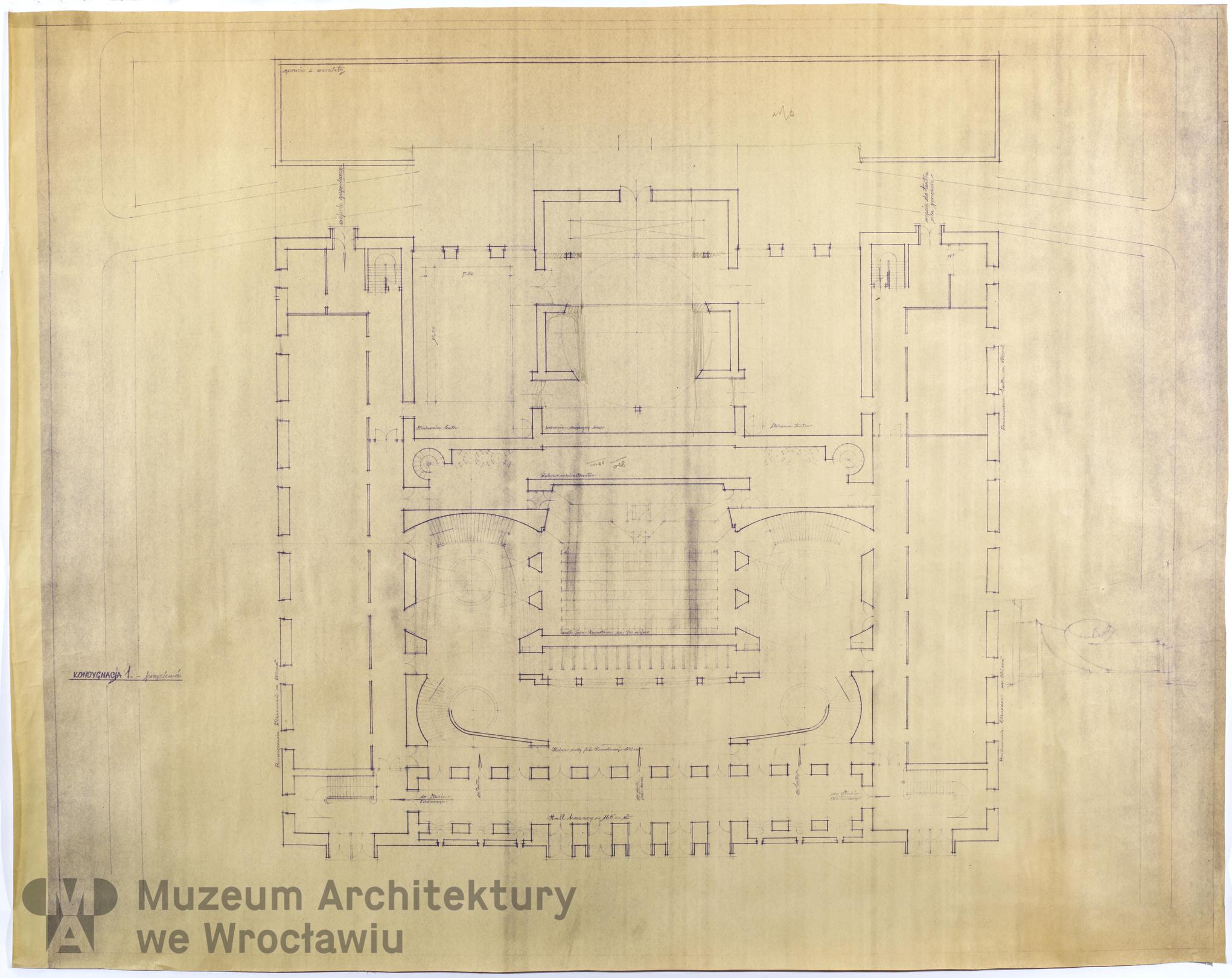 Frydecki Andrzej, Śląskie Muzeum Sztuk Pięknych. Przebudowa na obiekt widowiskowy, lata 50. XX wieku