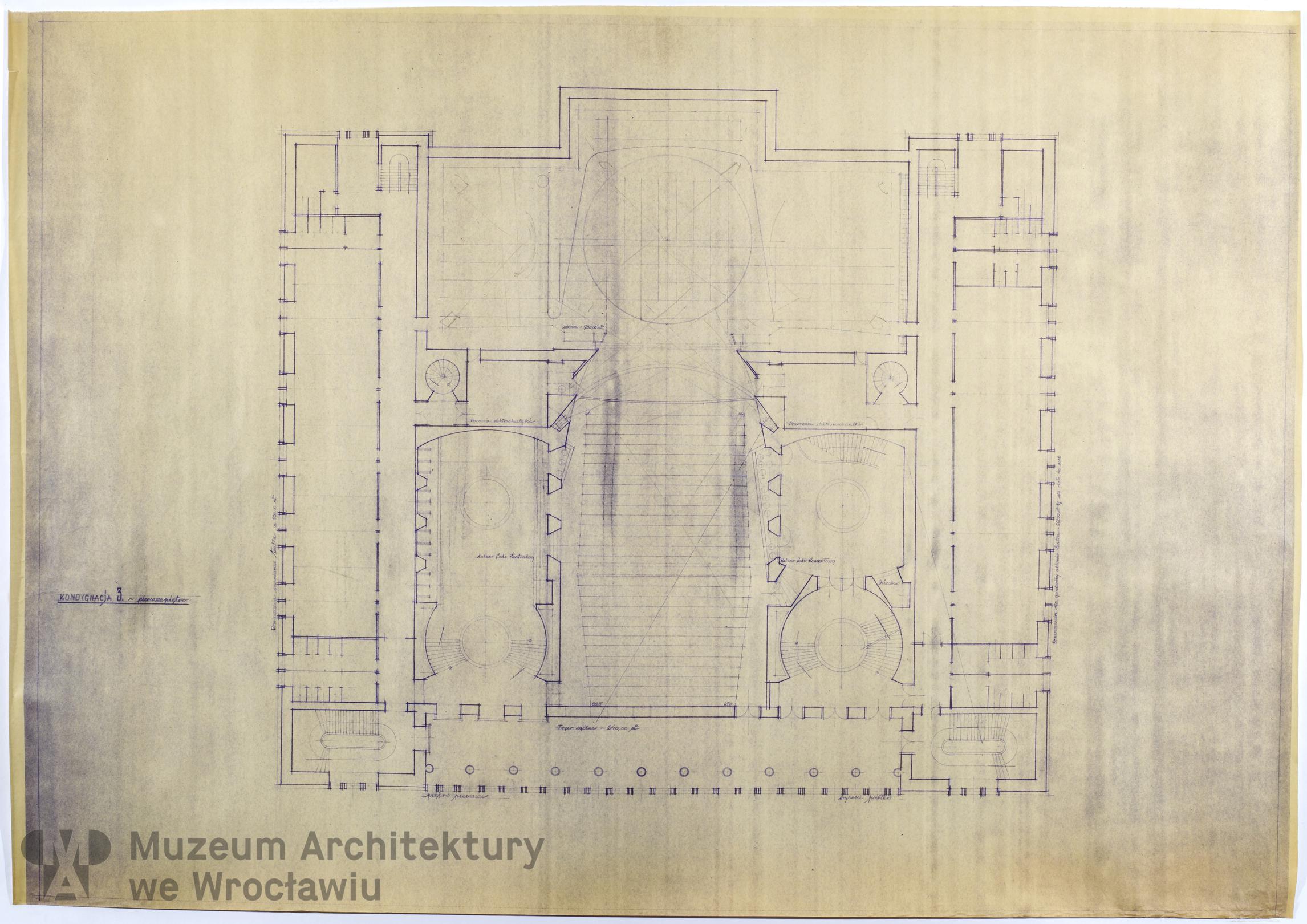 Frydecki Andrzej, Śląskie Muzeum Sztuk Pięknych. Przebudowa na obiekt widowiskowy, lata 50. XX wieku