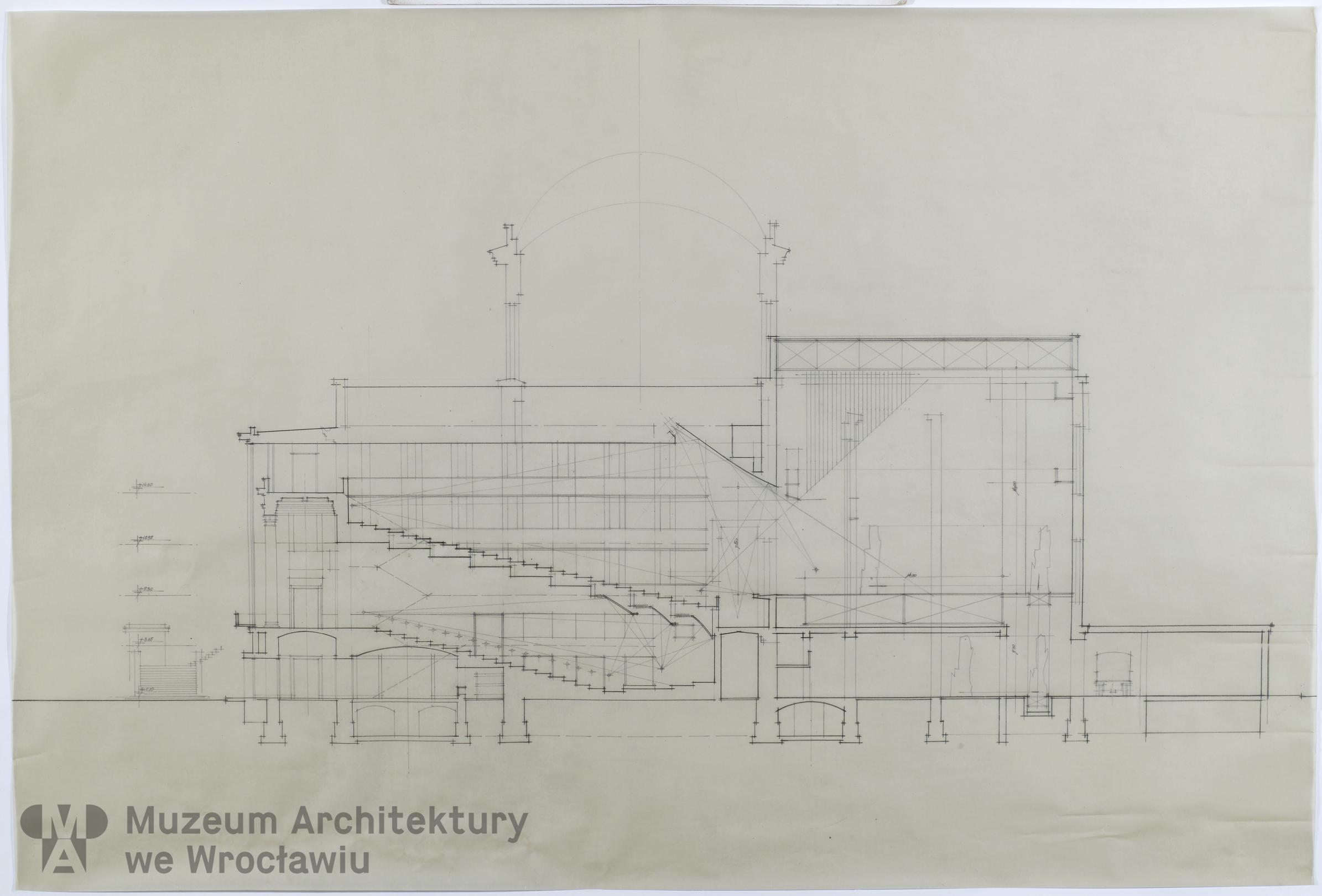 Frydecki Andrzej, Śląskie Muzeum Sztuk Pięknych. Przebudowa na obiekt widowiskowy, lata 50. XX wieku