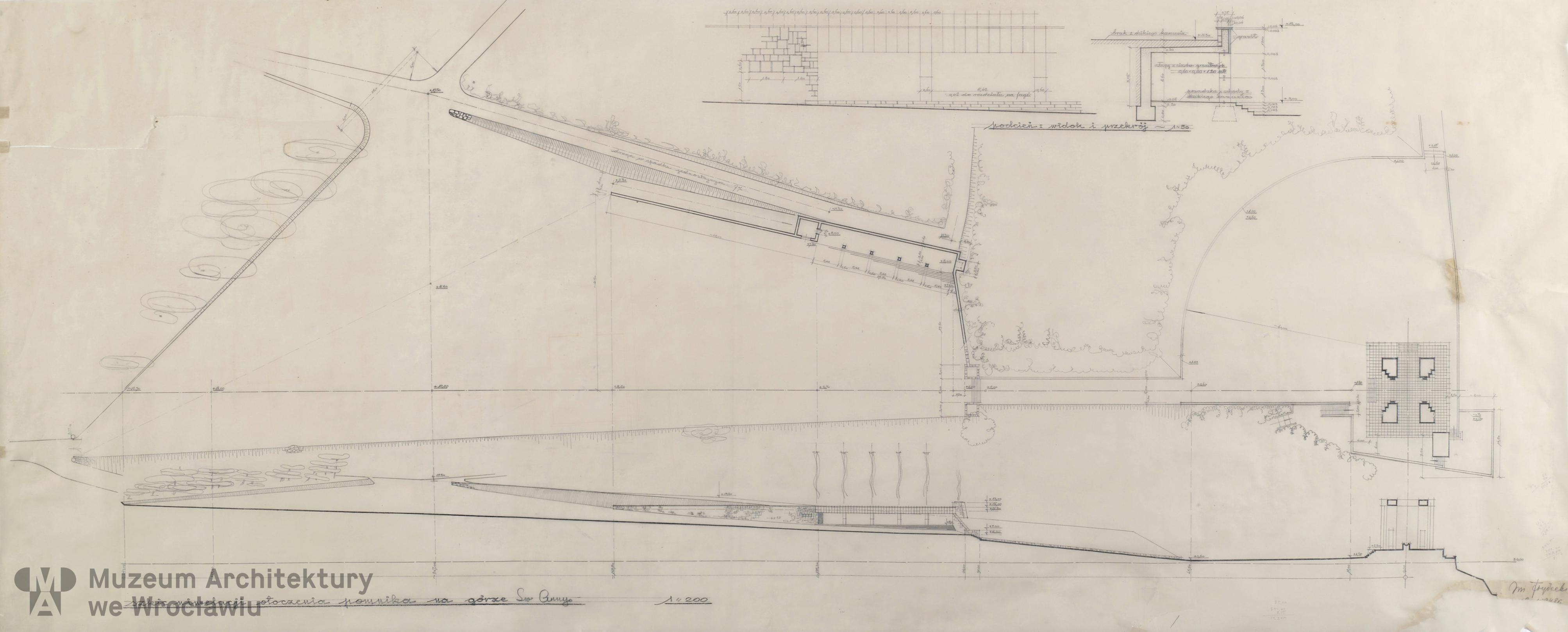 Frydecki Andrzej, Pomnik Czynu Powstańczego. Otoczenie pomnika, 1948