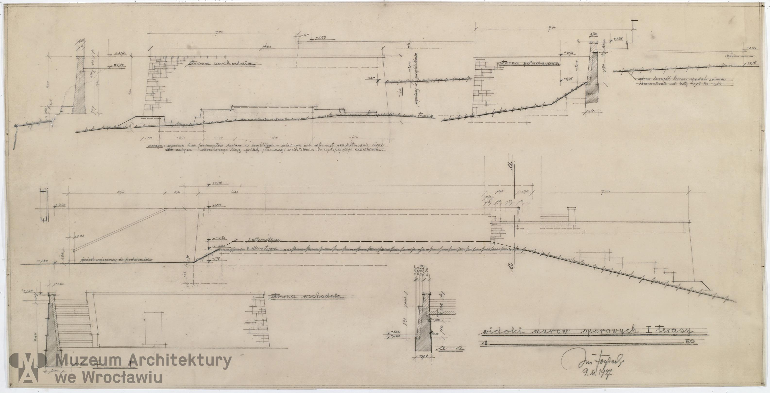 Frydecki Andrzej, Pomnik Czynu Powstańczego. Otoczenie pomnika, 1947.11.09