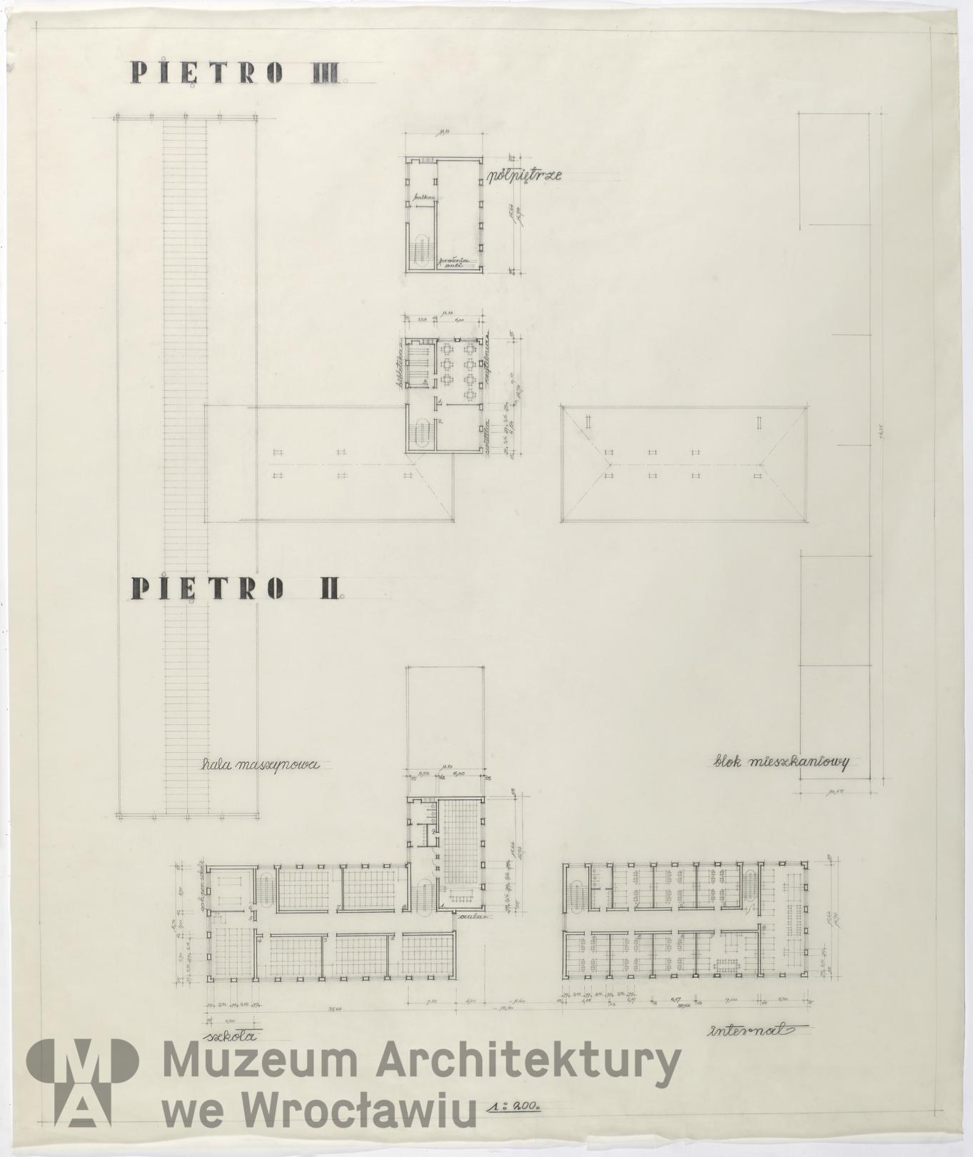 Frydecki Andrzej, Szkoła Przemysłu Węglowego w Sosnowcu, 1947