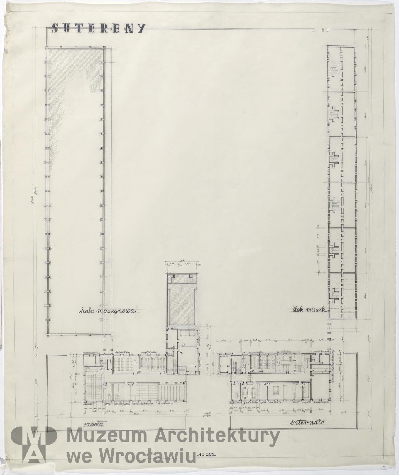 Frydecki Andrzej, Coal Industry School in Sosnowiec, 1947