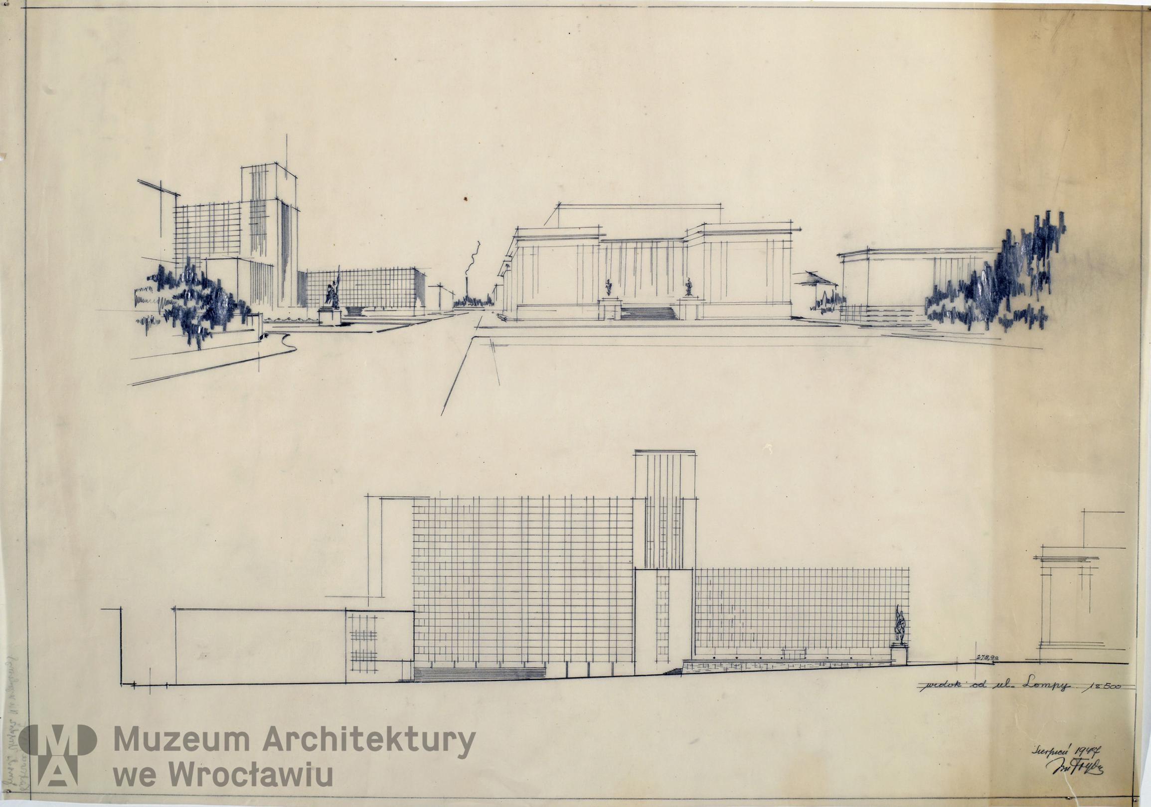 Frydecki Andrzej, Gmach Urzędów Niezespolonych w Katowicach, 1947.08